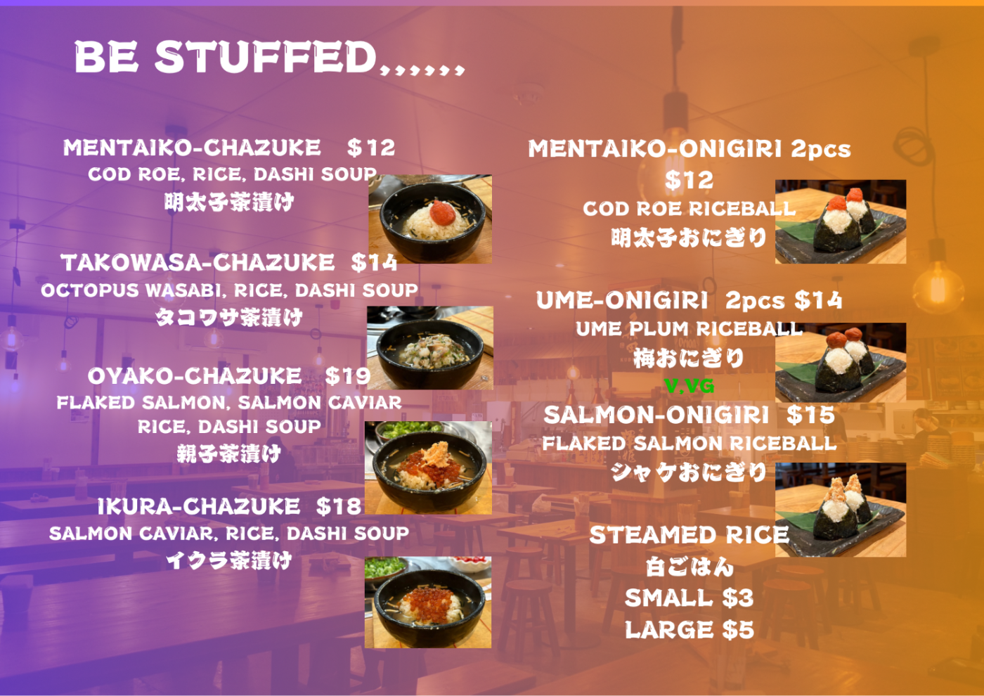 Jigoro Food Menu Page 4